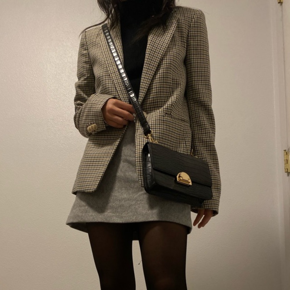 BRAND NEW W/O TAG: H&M gingham print blazer